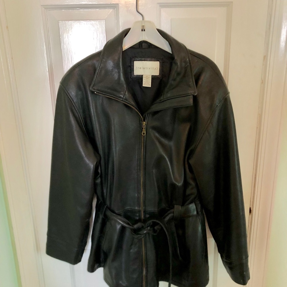 Relativity Leather Jacket - image 1